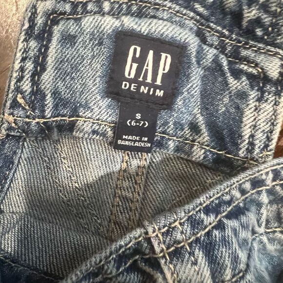 Gap kid’s denim overalls size 6-7 NWT - Picture 6 of 6